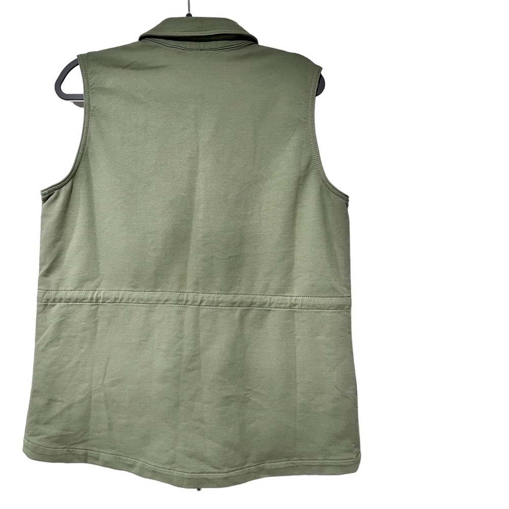 Dream Jeannes by Quacker Factory Lightweight Sleeveless Drawstring ‎ Vest Size M - Picture 3 of 9